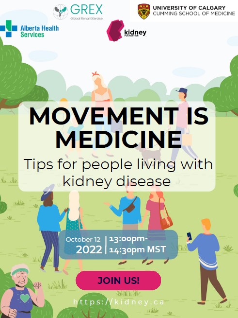 Movement is Medicine event flyer